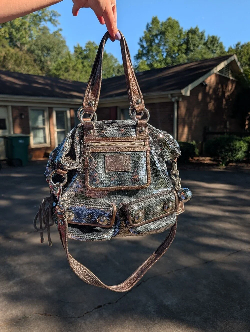 Coach Poppy Sequin Spotlight Bag